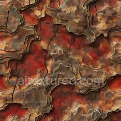 seamless Seamless 3D PBR texture of cracked layered earth surface with deep fissures and warm tones texture 8k free download PBR