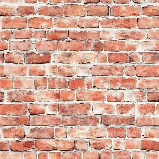 Cracked Red Brick Wall PBR Texture with Weathered Damage seamless Brick PBR texture