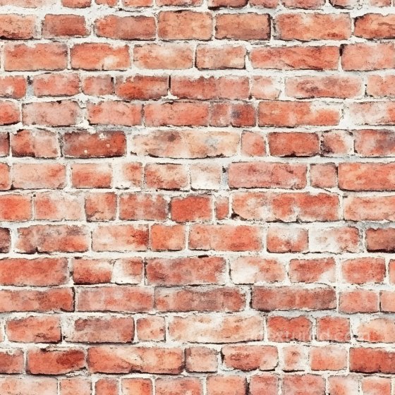 Cracked Red Brick Wall PBR Texture with Weathered Damage Brick texture preview