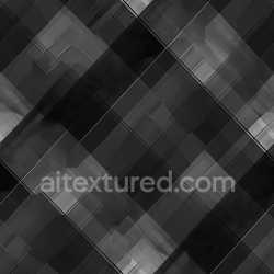seamless Seamless 3D PBR Texture of Black and Grey Grooved Plaid Fabric Pattern texture 8k free download PBR