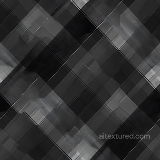Black and gray Grooved Plaid Fabric Pattern Seamless Texture Plaid texture preview