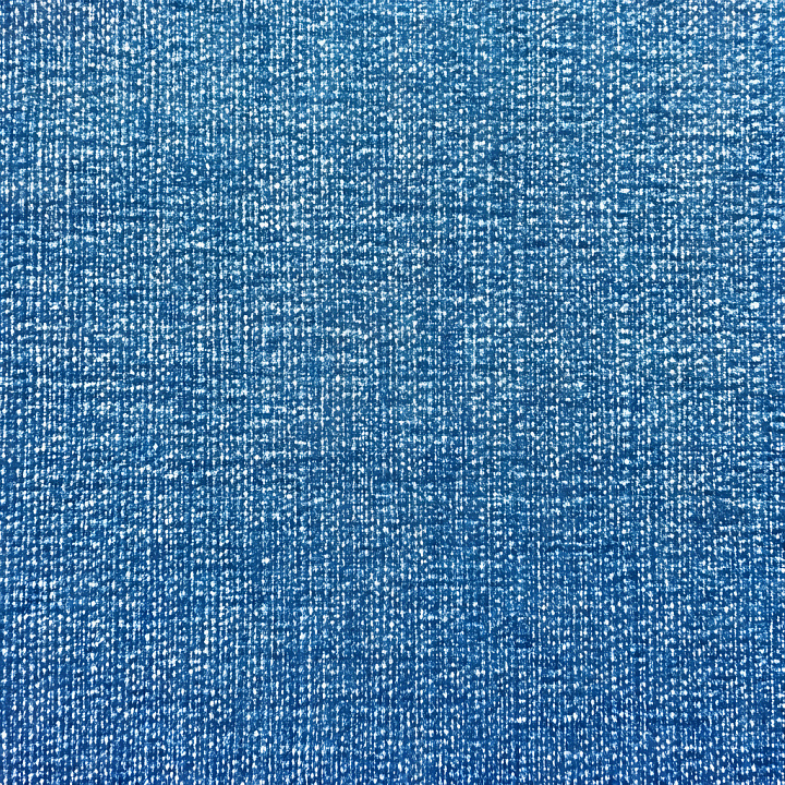Denim Fabric With Subtle Wear And Faded Weave Detail seamless PBR texture preview