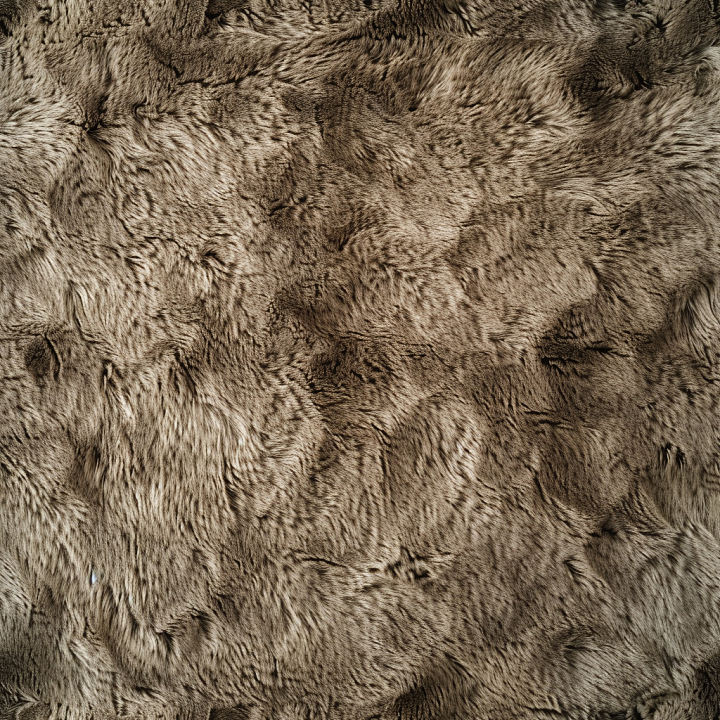 Soft Gray Fur Leather With Natural Hair Patterns seamless PBR texture preview