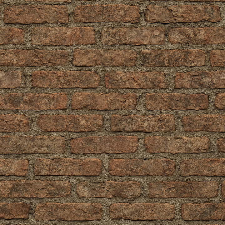 Rough Old Brick seamless PBR texture preview