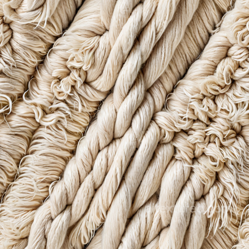 Cream Twisted Fiber Leather PBR Texture with Frayed Details seamless Leather PBR texture