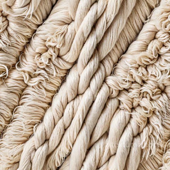 Cream Twisted Fiber Leather PBR Texture with Frayed Details Leather texture preview