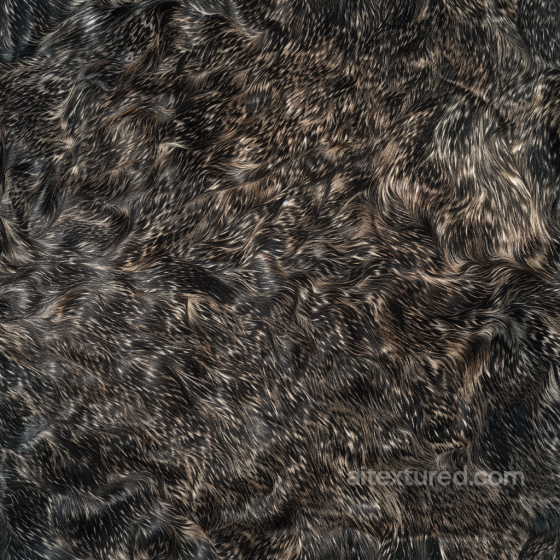Dark Brushed Leather Seamless Texture with Irregular Fur-Like Grain and Soft Matte Finish Leather texture preview
