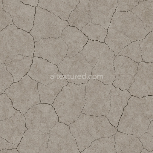 Cracked Concrete Hairline Fissures