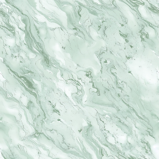 Seamless 3D PBR Elegant Mint Green Marble Texture with Fluid Veins and Polished Surface