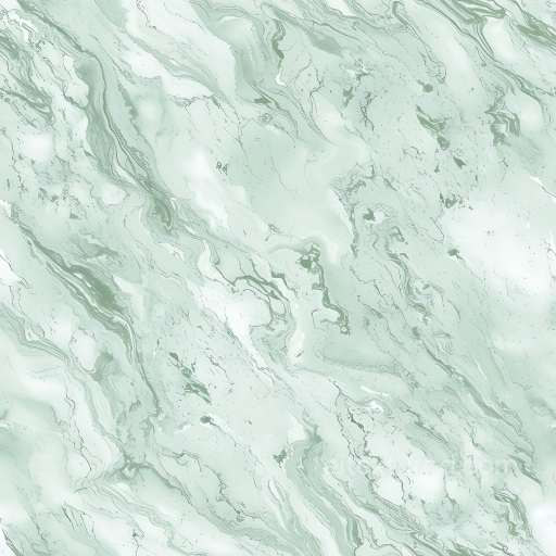 Elegant Mint Green Marble Texture with Fluid Veins and Polished Surface seamless Marble PBR texture