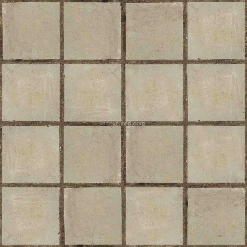 Seamless paving stones texture with detailed surface
