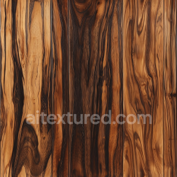 seamless Seamless 3D Dark Zebrawood Wood Floor PBR Texture with Rich Grain Patterns texture 8k free download PBR