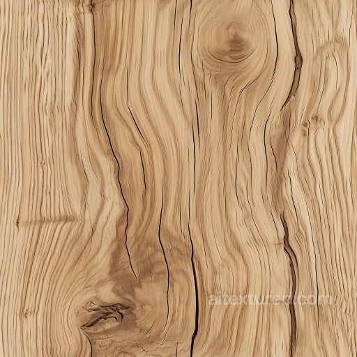 Light Pine Wood Planks PBR Texture with Natural Grain and Knots seamless Wood PBR texture