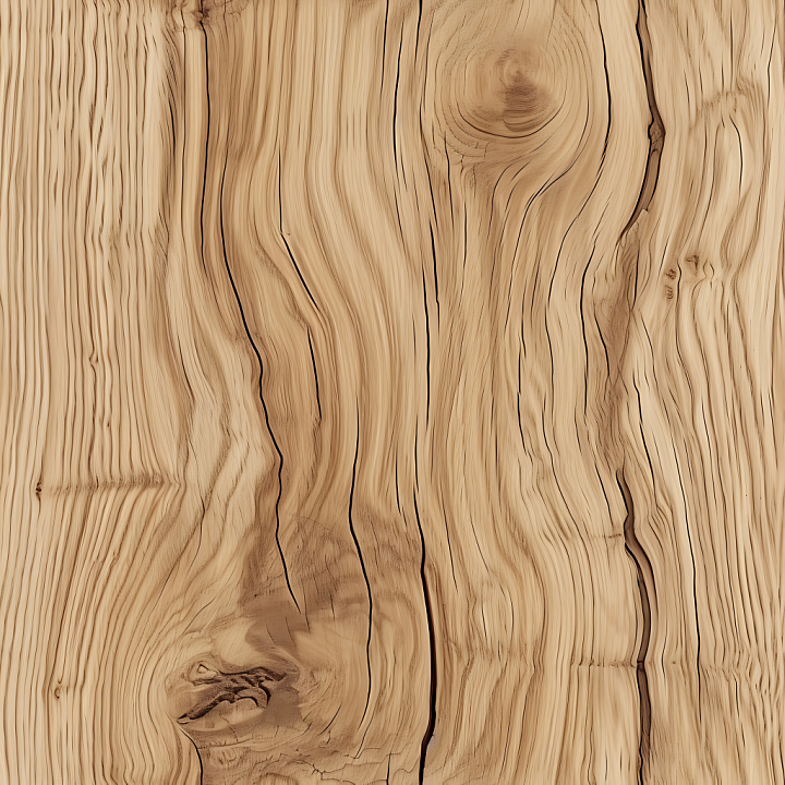 Light Pine Wood Planks with Natural Grain and Knots seamless PBR texture preview