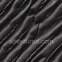 seamless Seamless 3D PBR Texture of Wrinkled Black Leather with Deep Grain and Glossy Finish texture 8k free download PBR