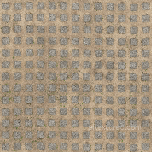 Grass Concrete Pavement - Discolored Grass gray Pavement Concrete seamless Grass PBR texture