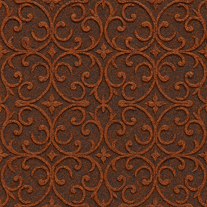 Patterned Rusted Surface seamless PBR texture preview