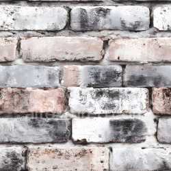 seamless Seamless 3D PBR Cracked Brick Wall Texture with Weathered Holes and Discoloration texture 8k free download PBR