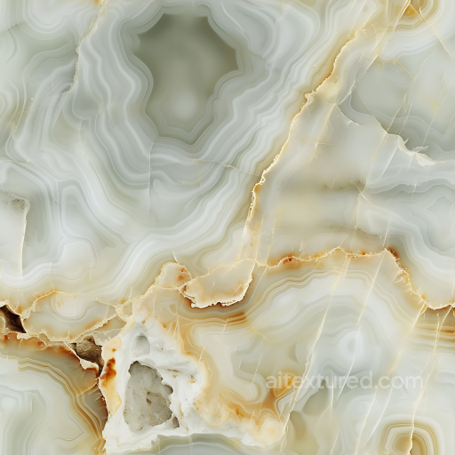 Alabastro Egiziano Marble PBR Texture with Translucent Veins and Natural Mineral Patterns seamless Marble PBR texture