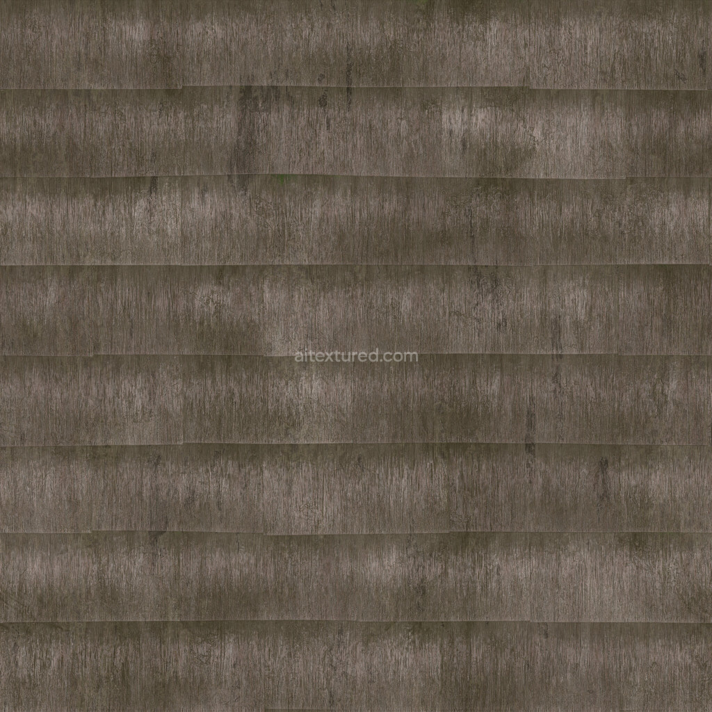 Seamless wood siding PBR texture with weathered appearance