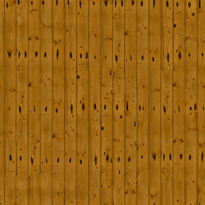Planks Scratched Yellow Wood seamless PBR texture preview
