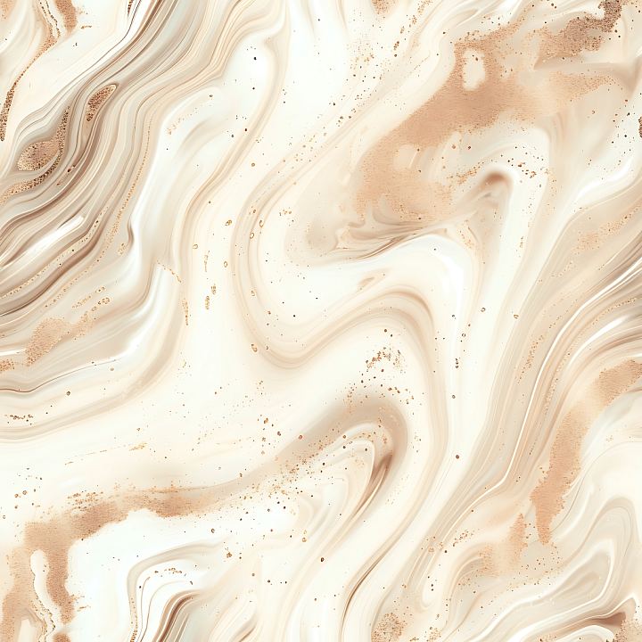 Marble Featuring Creamy Beige Base and Rose Gold Swirls seamless PBR texture preview