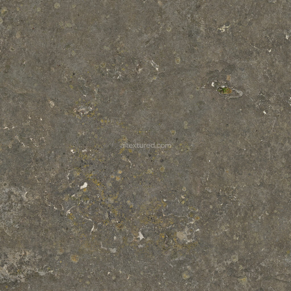 Seamless PBR rock texture with natural weathering