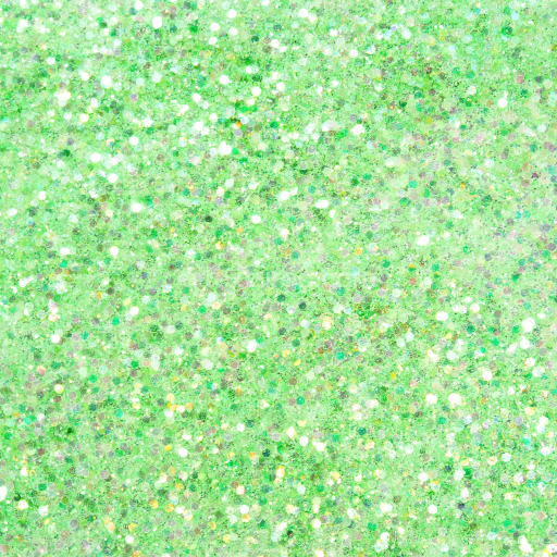 Seamless 3D PBR Texture of Bright Green Glitter Sparkles