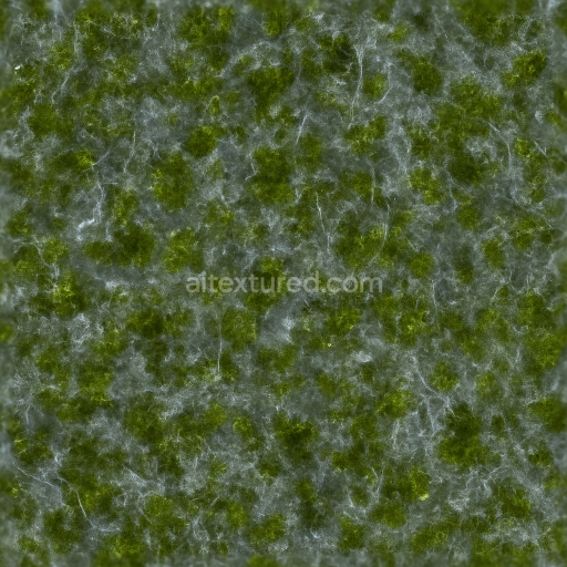 Seamless 3d texture pbr 8k icy moss covered ice layer with icy tendrils and ice algae