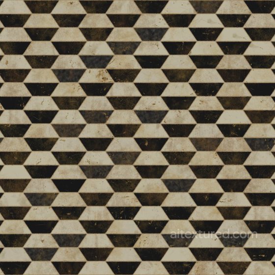 Vintage Mediterranean Home Decor Tile Texture | Free PBR Tile texture preview