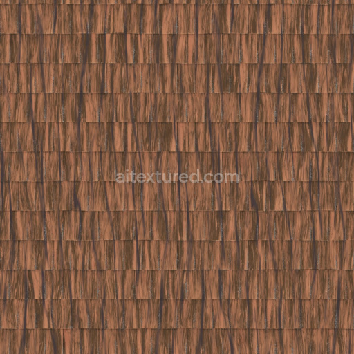 Archviz Copper Metalic Roof Shingles Substance Designer — Seamless PBR Texture