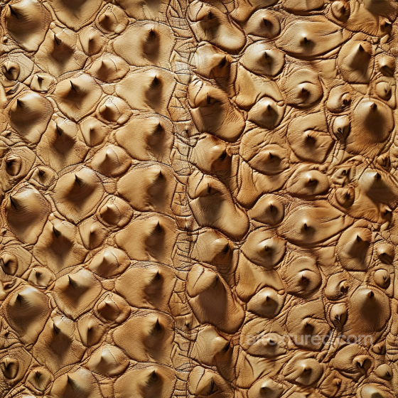 Vintage Studded Tan Leather Texture with Distinctive Natural Grain and Wrinkles Leather texture preview
