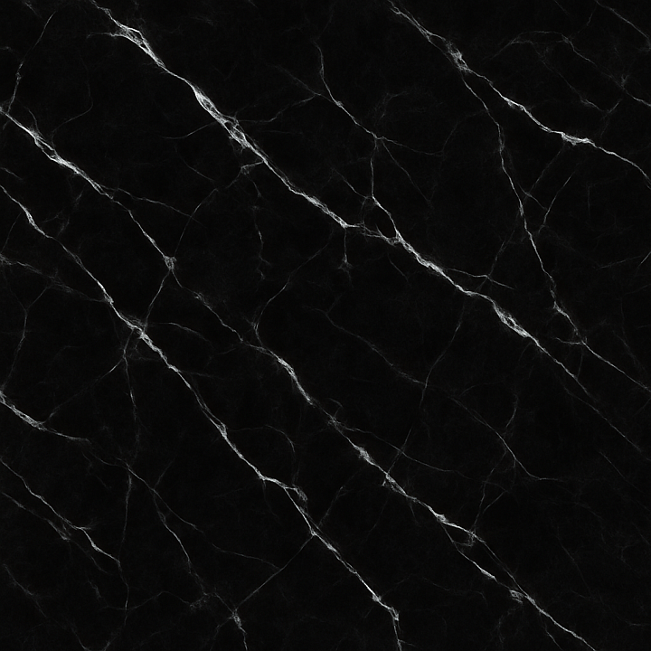 Polished Black Marble seamless PBR texture preview