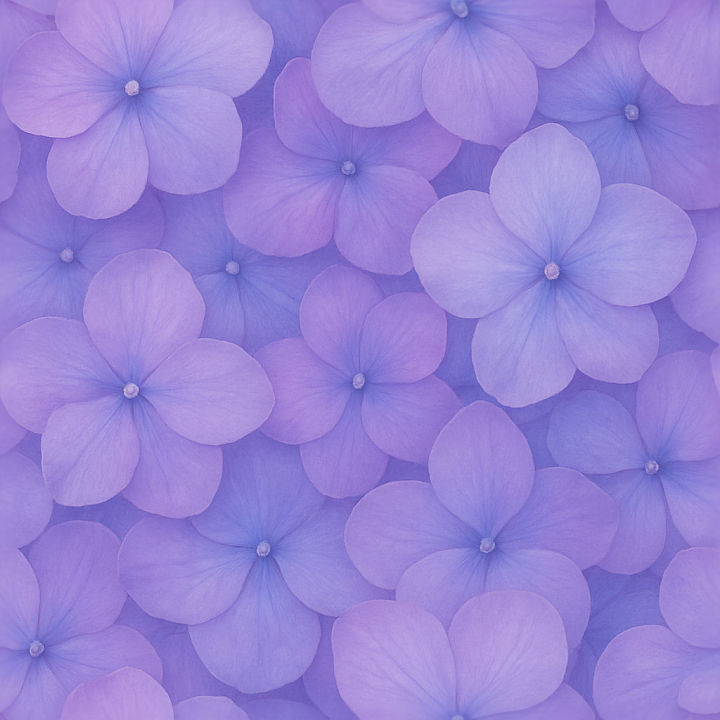Of Delicate Violet Flowers Showing Flower Softness And Natural Transluc… seamless PBR texture preview