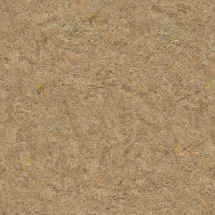Weathered Yellow Rock seamless PBR texture preview