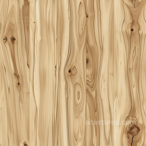 Light Knotty Pine Wood Planks PBR Texture with Natural Knots and Grain seamless Wood PBR texture