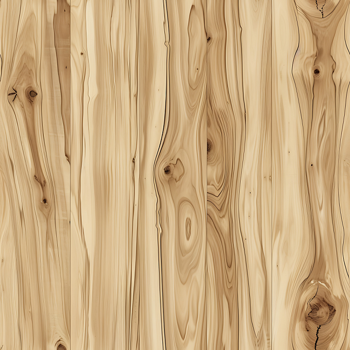 Light Knotty Pine Wood Planks with Natural Knots and Grain seamless PBR texture preview