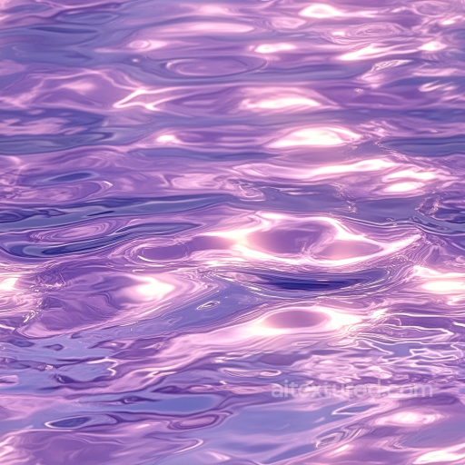 Water PBR Texture of Stylized Purple Reflective Water Surface seamless Water PBR texture