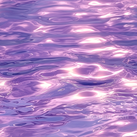 Water PBR Texture of Stylized Purple Reflective Water Surface Water texture preview