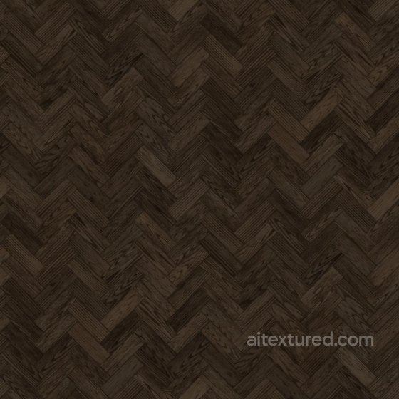 Herringbone Ebony Dark Ash Wood Tiles | Free PBR Wood texture preview