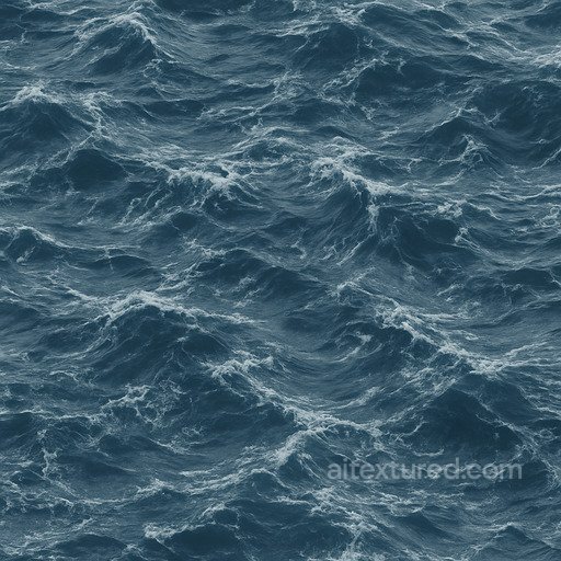 Rough Ocean Seamless Texture seamless Water PBR texture