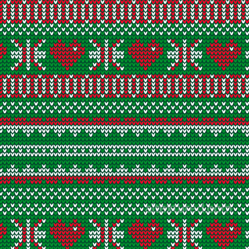 Knitted Christmas Digital Paper Texture with Heart and Snowflake Pattern seamless All Christmas Digital paper PBR texture