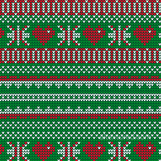 Knitted Christmas Digital Paper Texture with Heart and Snowflake Pattern All Christmas Digital paper texture preview