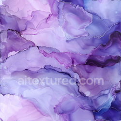 seamless Seamless 3D Alcohol Ink PBR Texture with Violet and Purple Fluid Waves texture 8k free download PBR