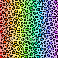 seamless Seamless 3D PBR Rainbow Leopard Print Fabric Texture with Vibrant Gradient texture 8k free download PBR
