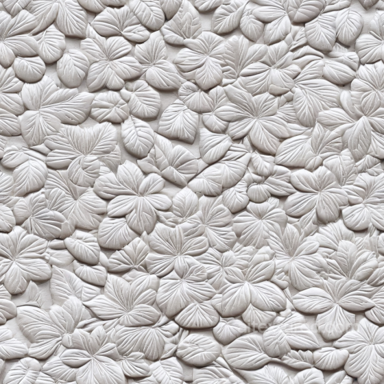 embossed white leather PBR texture with floral pattern Leather texture preview
