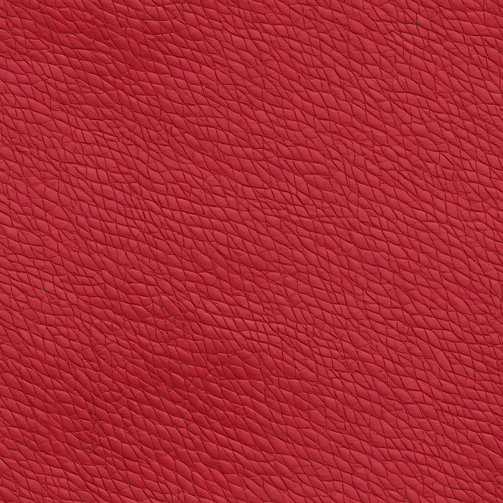 Red Pebbled Grain Leather with Subtle Wrinkles seamless PBR texture preview