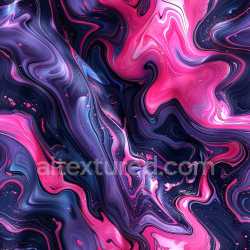 seamless Seamless 3D PBR Texture with Glossy Abstract Pink and Purple Fluid Swirls texture 8k free download PBR