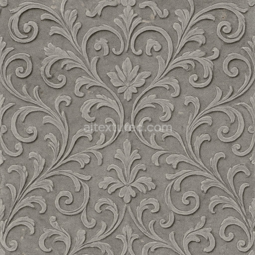 Ornate Raw Concrete Texture Seamless 1024X1024