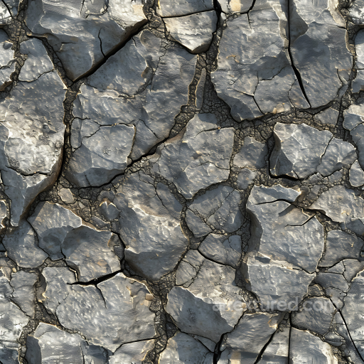 cracked stone ground PBR texture with natural fractures and rugged surfaces seamless Stone PBR texture